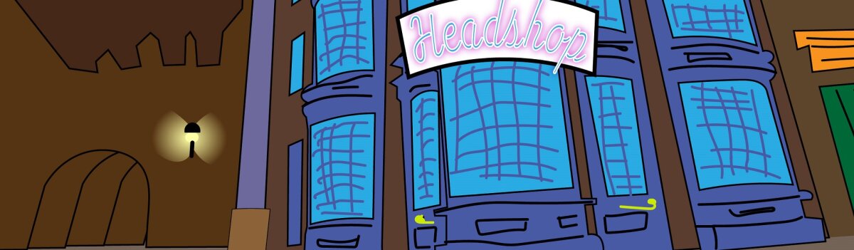 Was ist ein Headshop – Die Geschichte von Kiffershops - Woher kommen Headshops? Was bedeutet Head Shop und was kann man dort kaufen?