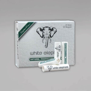 White Elephant Meerschaum-Pfeifenfilter, 9 mm...