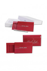Royal Box mit Röhrchen, Rot