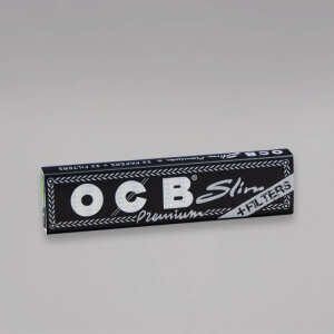 OCB Slim Premium Longpaper mit Filtertips, Heftchen mit...