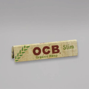 OCB Organic Hemp Slim Longpaper ,Heftchen mit 32 Blättchen