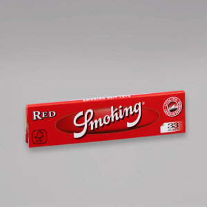 Smoking King Size Red Longpaper, Heftchen mit 33 Blättchen