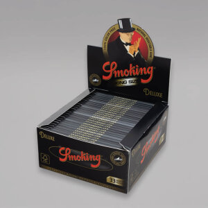 Smoking King Size DeLuxe Longpaper, Box à 50 Heftchen