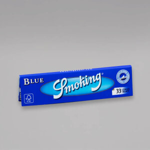 Smoking King Size Blue Longpaper, Heftchen mit 33 Blättchen