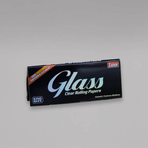 Longpapers Luxe Glass King Size Clear Paper, Heftchen mit...