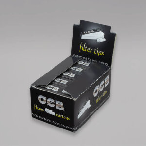 OCB Filter Tips Slim, Box à 25 Heftchen