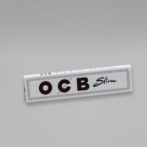 OCB King Size Slim White Longpaper Heftchen à 32...