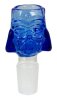 Glaskopf Darkbeaker,7,5cm, blau, 18,8er