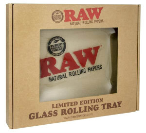 RAW Rolling Tray LIMITED EDITION, Glas, 32 x 26,5 cm