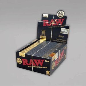 RAW Black Classic King Size Slim Longpaper Box à...