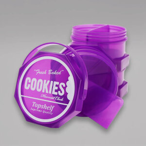 Cookies Storage Jar Regular, 3 Aufbewahrungsdosen, Lila
