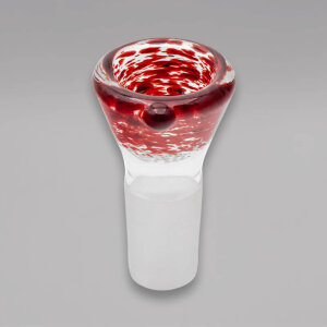 Zenit Bongkopf aus Glas, Rot, 18,8er