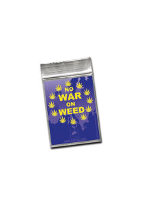 Zip-Beutel 50µ, No War On Weed, 100 Stück, 40 x 60 mm
