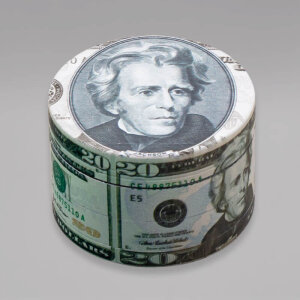 Dollar Bills Grinder, Metall, 4-teilig, 52 mm