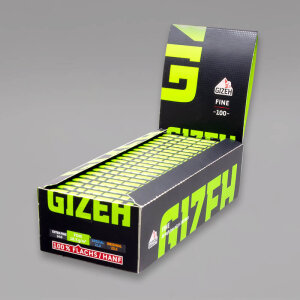 Gizeh Fine Black Zigarettenpapier, Box à 20 Heftchen