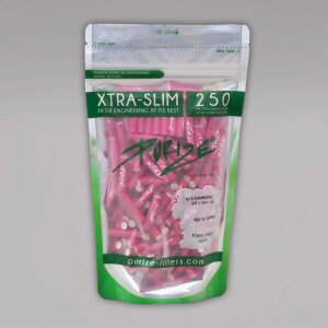 PURIZE 250 Aktivkohlefilter XTRA Slim, 5,9 mm, Pink