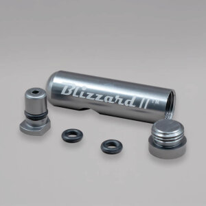 BLIZZARD II, Dosierer aus Aluminium, 5,3 cm, Grau