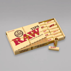 RAW Pre Rolled Tips, 21 Filter
