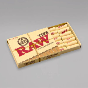 RAW Pre Rolled Tips, 21 Filter