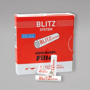 Blitz Aktivkohlefilter, 9 mm, 40 Stück