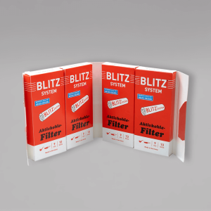 Blitz Aktivkohlefilter, 9 mm, 40 Stück