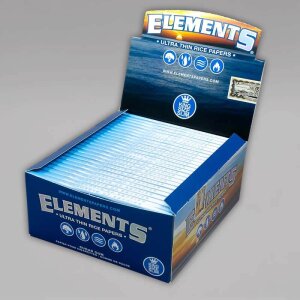 Elements King Size Slim Ultra Thin Papier, Box à...