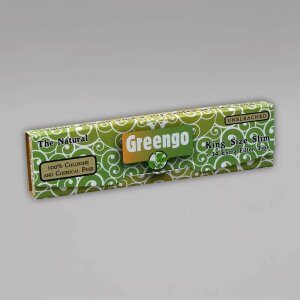 Greengo Unbleached, King Size Slim Papers mit Filtertips