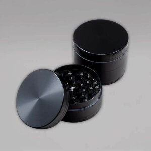 Metallgrinder, All Black, 50 mm, 3-teilig / 4-teilig