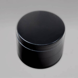 Metallgrinder, All Black, 50 mm, 4-teilig