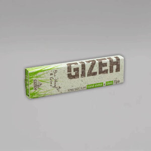 GIZEH Bio Hanf & Gras, Vegane King Size Slim Longpaper inkl. Tips