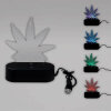 3-D Leuchte, Cannabis Leaf