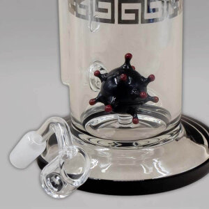 Blaze Glass Virus Ball, Ölbong, 24 cm, 14,5er, schwarz