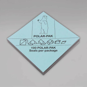 Seals Wachspapier, 95 x 95 mm, Polar-Pak, 100 Stück