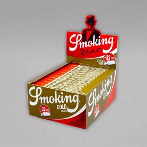 Smoking Gold King Size Slim Longpaper mit Tips