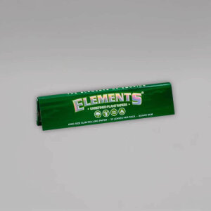 Elements Green King Size Slim Longpapers, Heftchen...