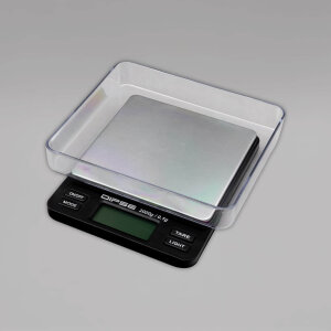 Dipse TP-2000 Digitalwaage, 2000 g, 0,1 g Genauigkeit