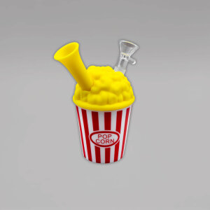 Silikonbong Popcorn Bucket, 15 cm