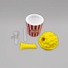 Silikonbong Popcorn Bucket, 15 cm