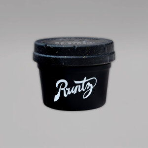 RE:STASH x Runtz Mason Jar, 4 oz, schwarz