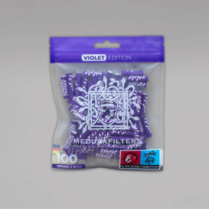 MEDUSA Aktiv-Cellulose-Filter Violet Edition, 100 Stück