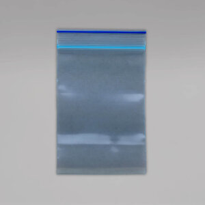 Tütchen 90 µm, Blau, 80 x 60 mm, 100 Stück