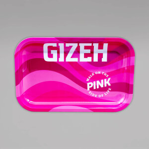 GIZEH Rolling Tray Pink, 27,5 x 17,5 cm