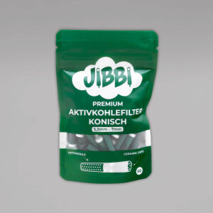 JIBBI Premium Aktivkohlefilter konisch, 50 Stück