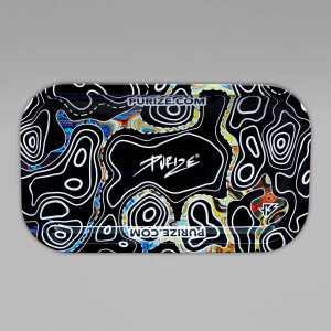 PURIZE Rolling Tray Dark Sketch, Metall, 27 x 16 cm